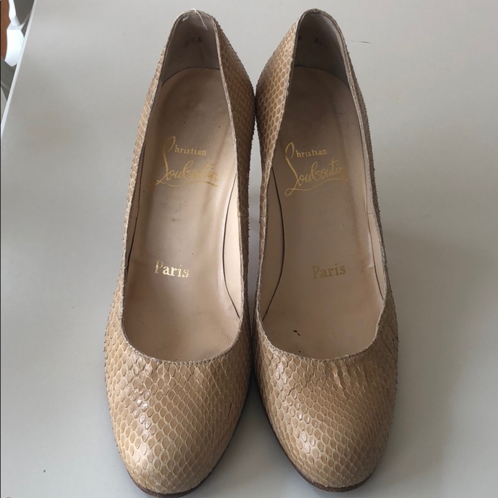 Christian Louboutin exotic pump